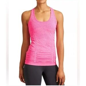 ATHLETA Fastest Track Racerback Tank Top Pink Athleisure Gym Yoga Outdoors Sz XS